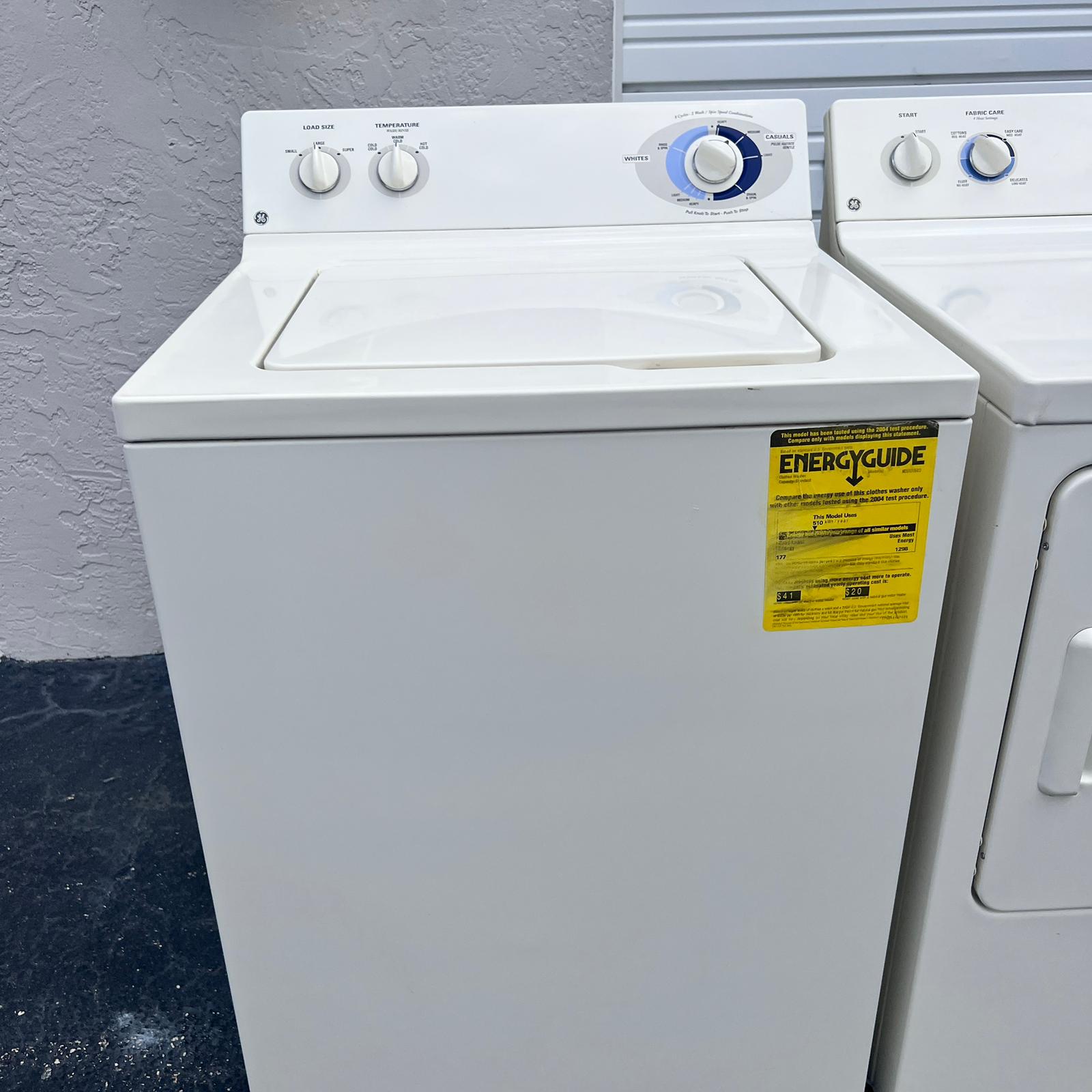 GE Washer and Dryer Set GE Washer and Dryer Set